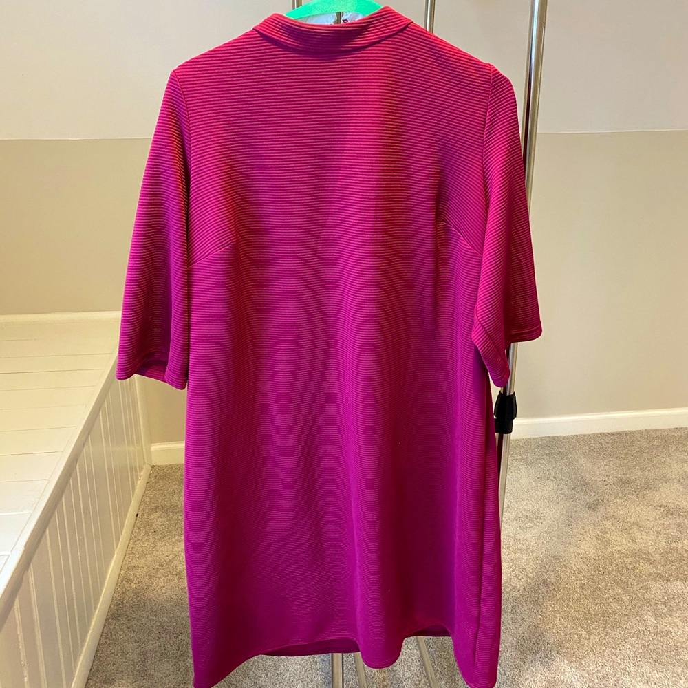 ASOS pink dress knee length